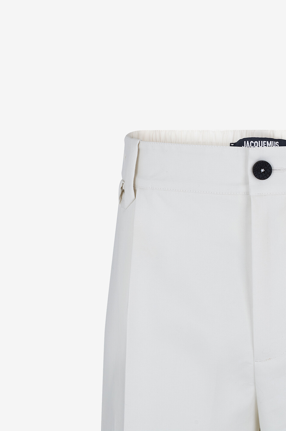JACQUEMUS Le pantalon Croisière relaxed trousers with waistband tucks Men EGGSHELL 5