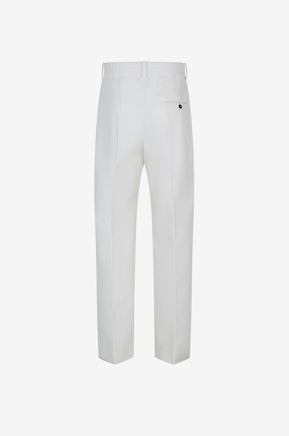 JACQUEMUS Le pantalon Croisière relaxed trousers with waistband tucks Men EGGSHELL 2