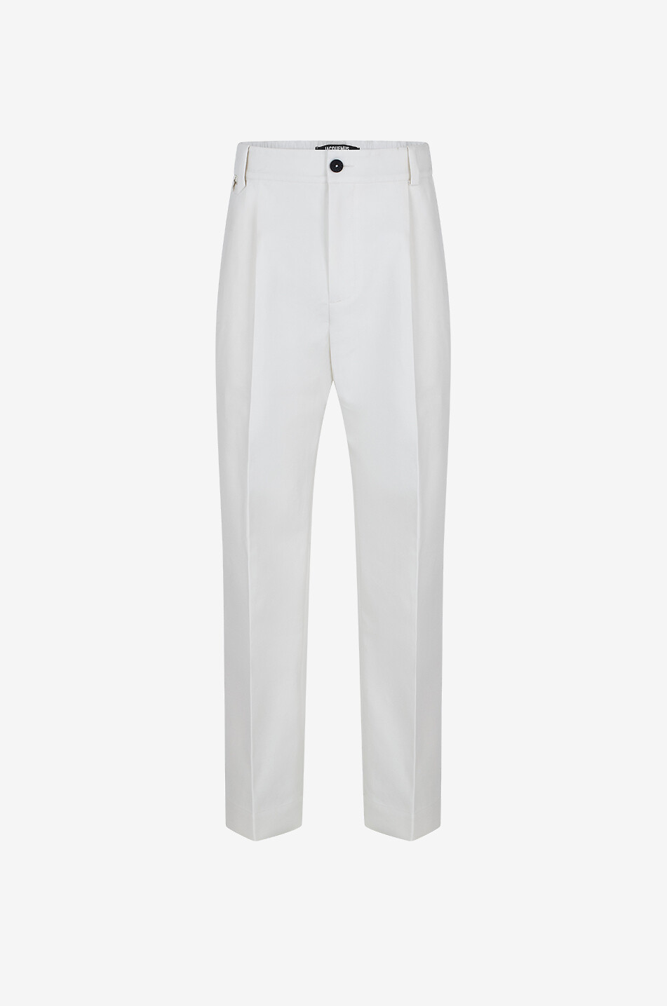 JACQUEMUS Le pantalon Croisière relaxed trousers with waistband tucks Men EGGSHELL 1