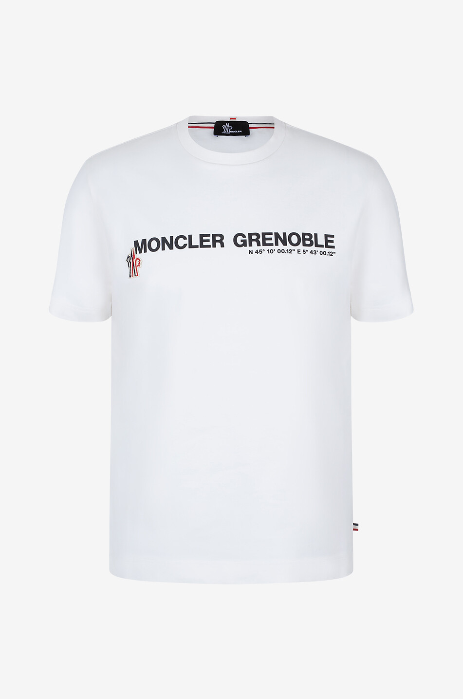 Coordinate and logo printed short-sleeved T-shirt - MONCLER