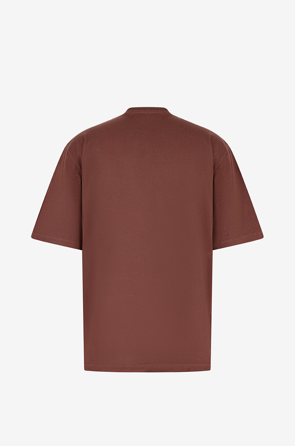 ALEXANDER McQUEEN Lässiges Kurzarm-T-Shirt Skull Overdyed Herren DUNKELROT 2