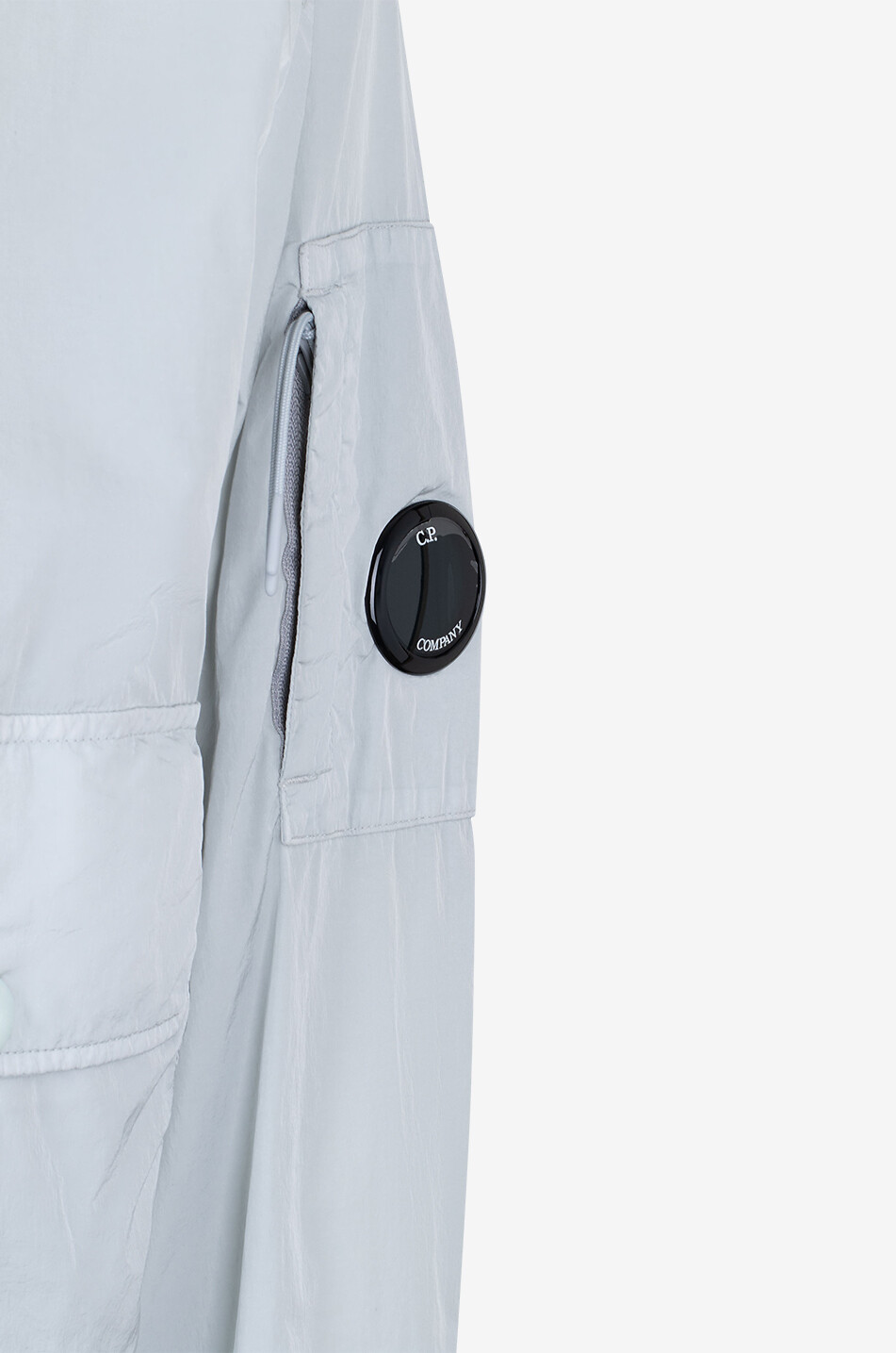 C.P. COMPANY Chrome-R Lens Medium short windproof jacket Men LIGHT GREY 3