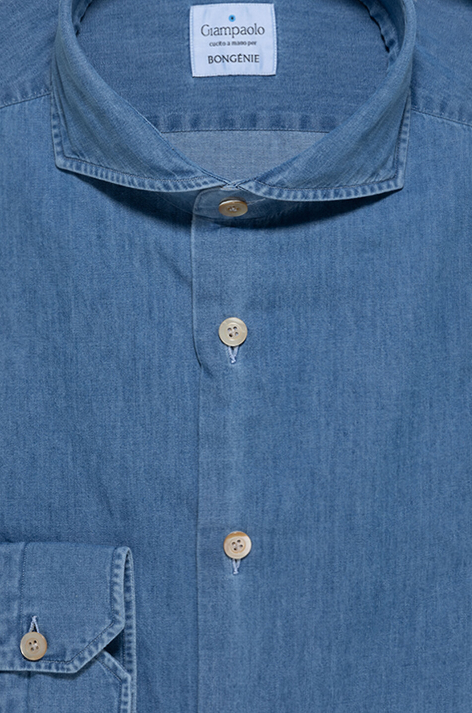 Lightweight denim long-sleeved shirt