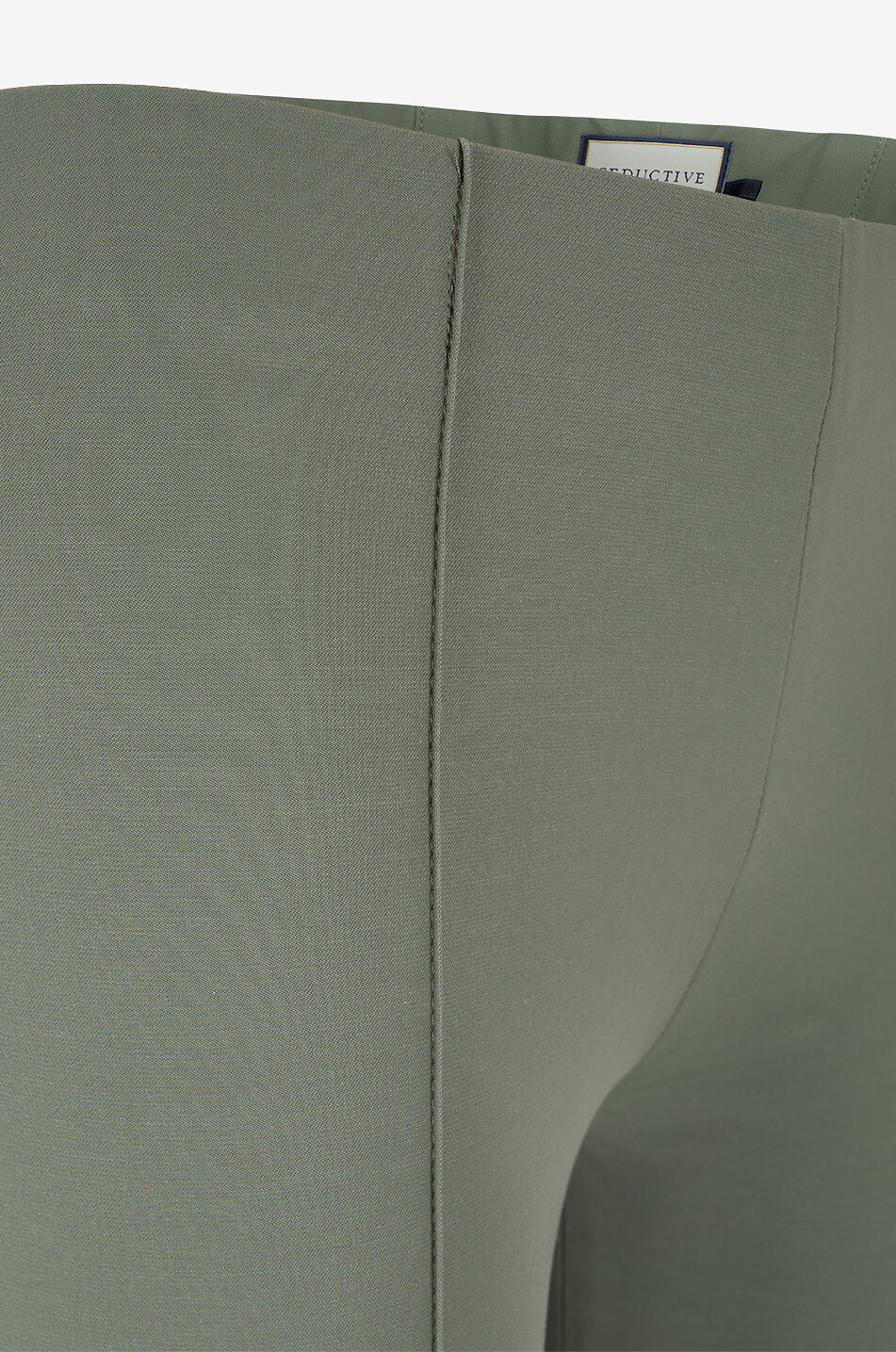 SEDUCTIVE Pantalon stretch Capri Femme VERT FONCÉ 3