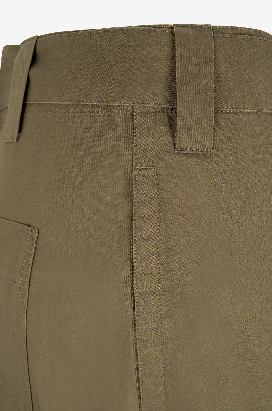 SOEUR Hose mit weitem Bein aus recycelter Baumwolle Dublin Damen KHAKI 3