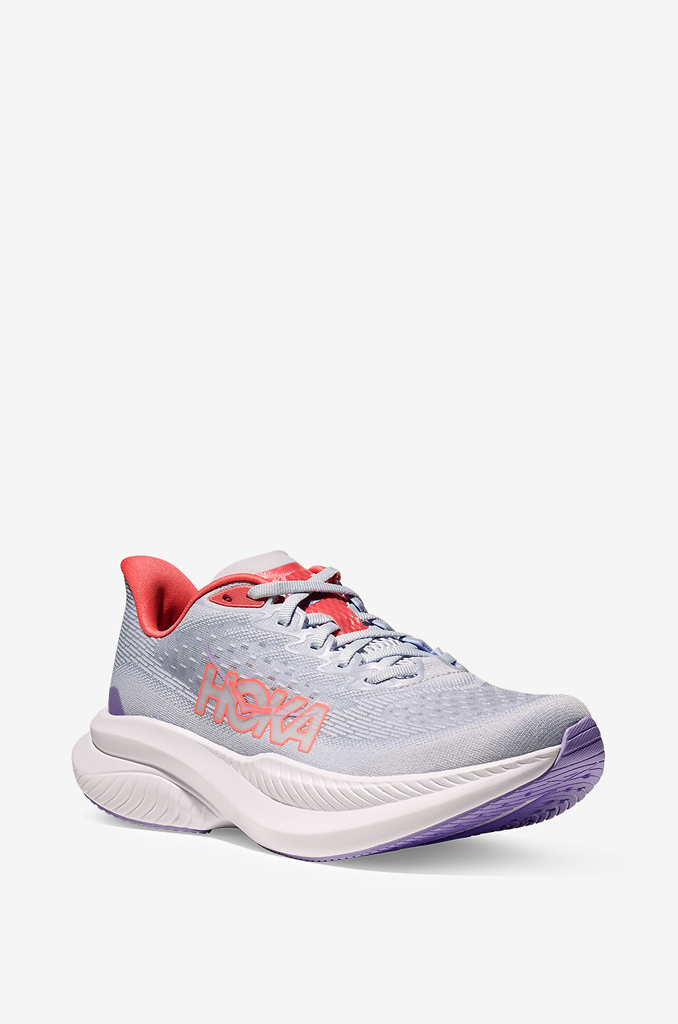 HOKA ONE Mach 6 running shoes Women MEDIUM GREY 1