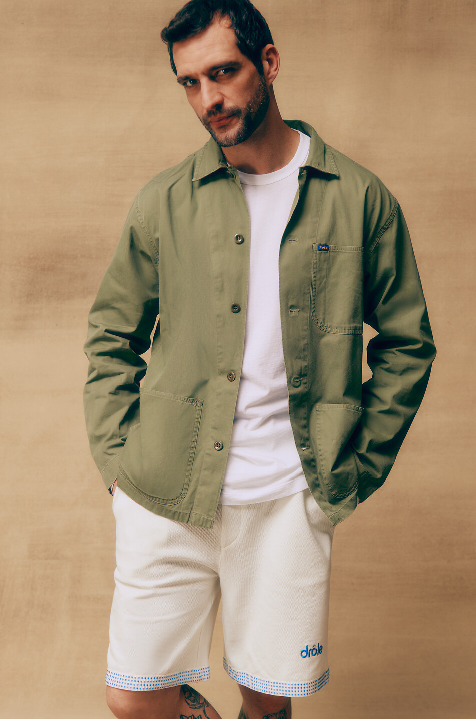 JAMES PERSE Long-sleeved crewneck T-shirt Men WHITE 3