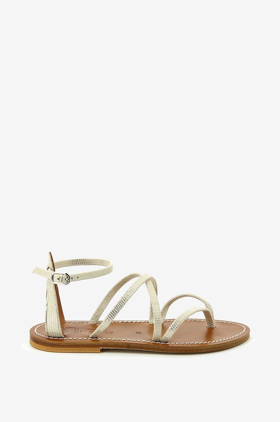 K JACQUES Sandales en cuir Epicure Femme DORE 2