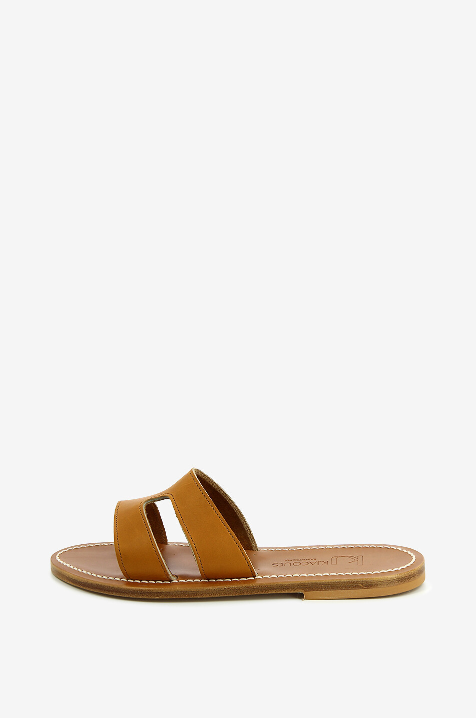 K JACQUES Mules en cuir Menandrepyr Femme MARRON CLAIR 3
