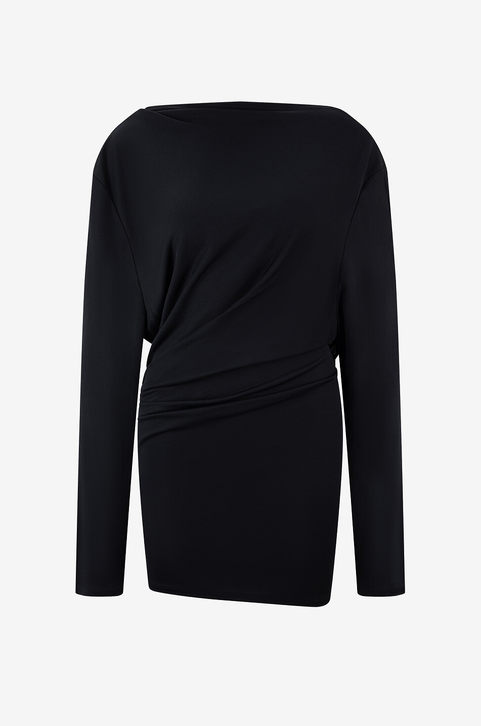 JACQUEMUS La robe Croisière open-back jersey mini dress Women BLACK 1