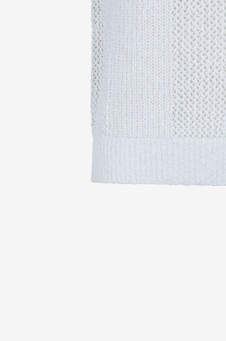 Luftiger ärmelloser Baumwollpullover