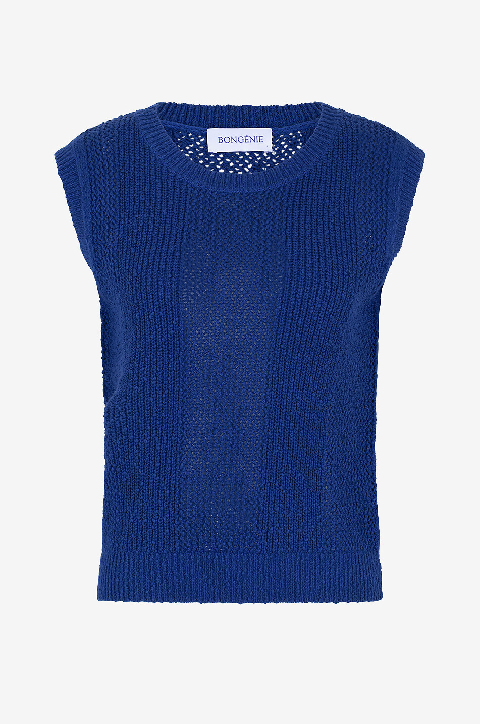 BONGENIE Airy sleeveless cotton jumper Women BLUE 1