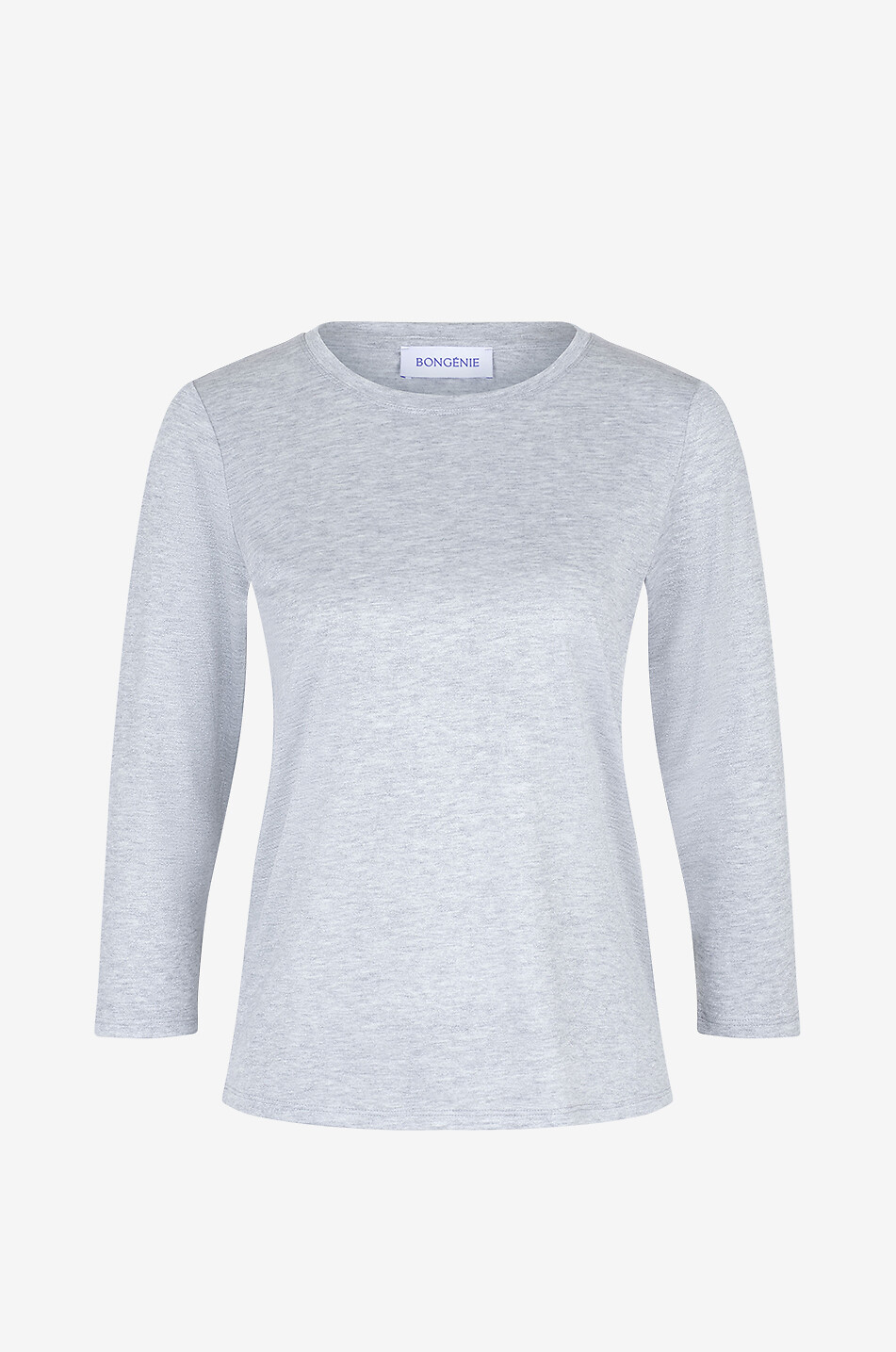 BONGENIE 3/4 sleeve glittering T-shirt Women GREY 1