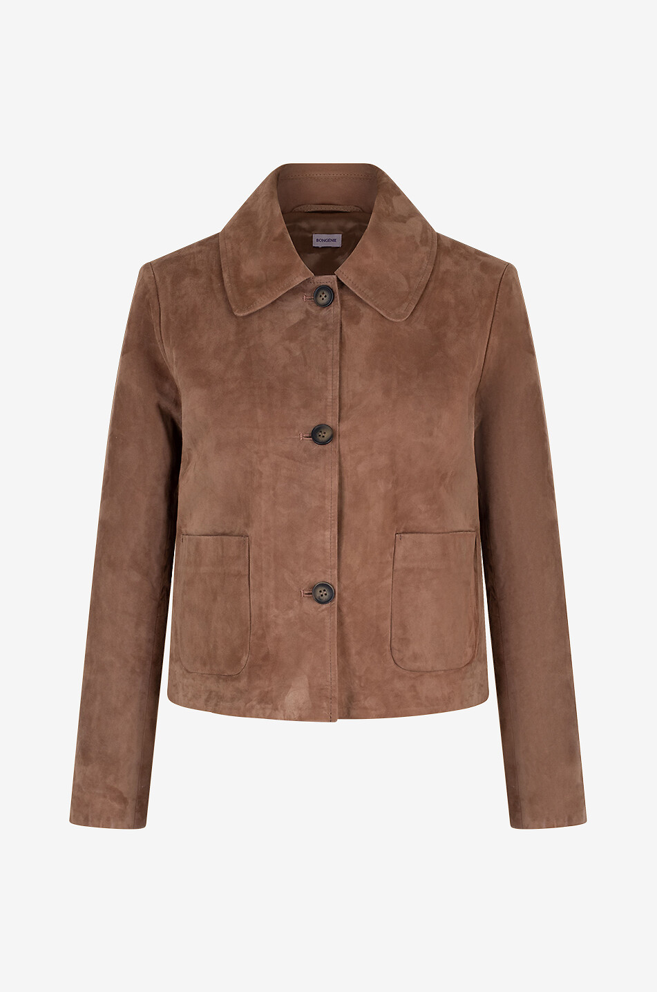 BONGENIE Veste légère en daim Anna Femme CAMEL 1