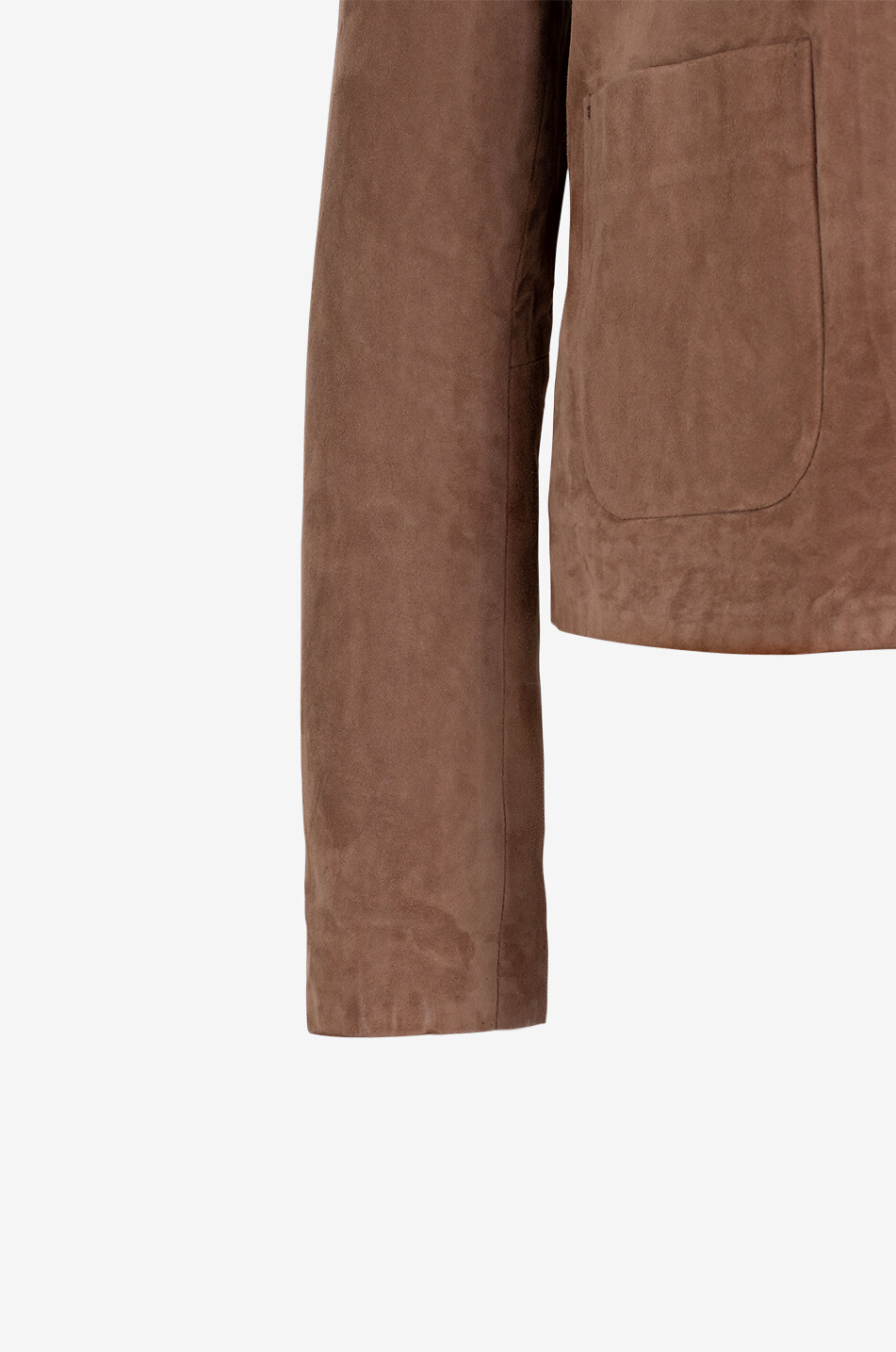 BONGENIE Veste légère en daim Anna Femme CAMEL 3