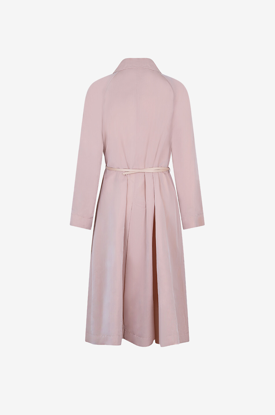 MANZONI 24 Long technical fabric trench coat Women LIGHT PINK 2