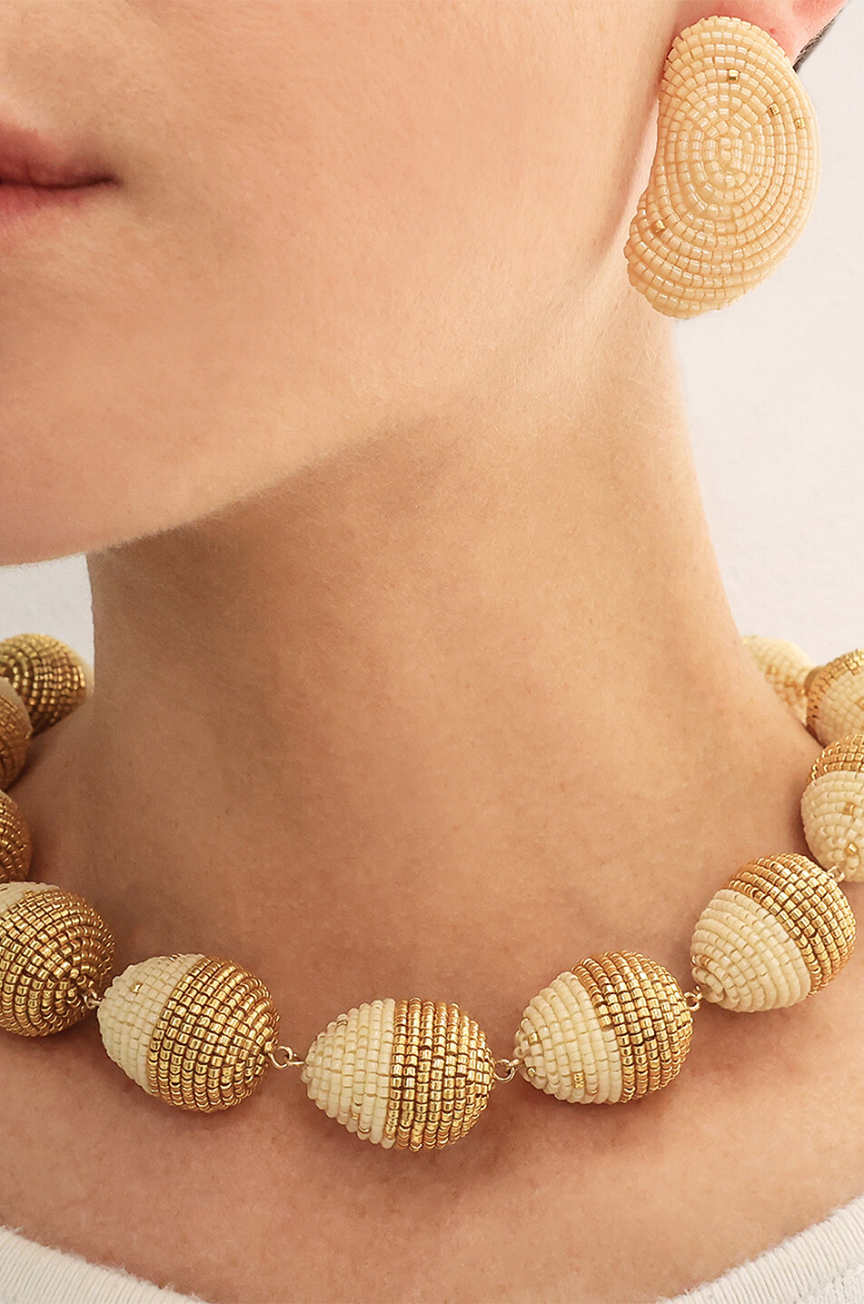 SUSANA VEGA Collier bicolore en perles de verre Roco Femme MULTICOLORE 2