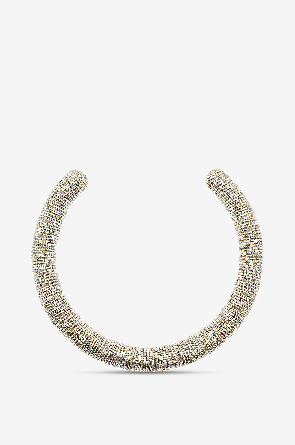 Collier ras du cou en perles de verre Corale
