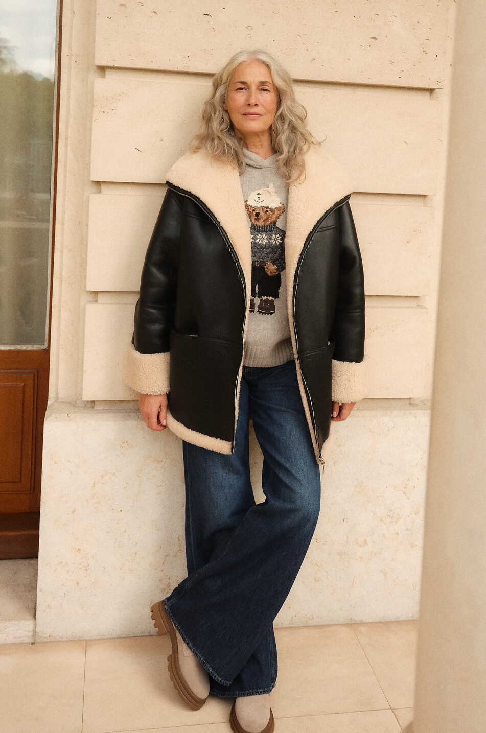 Jean évasé taille haute Ayora Wash