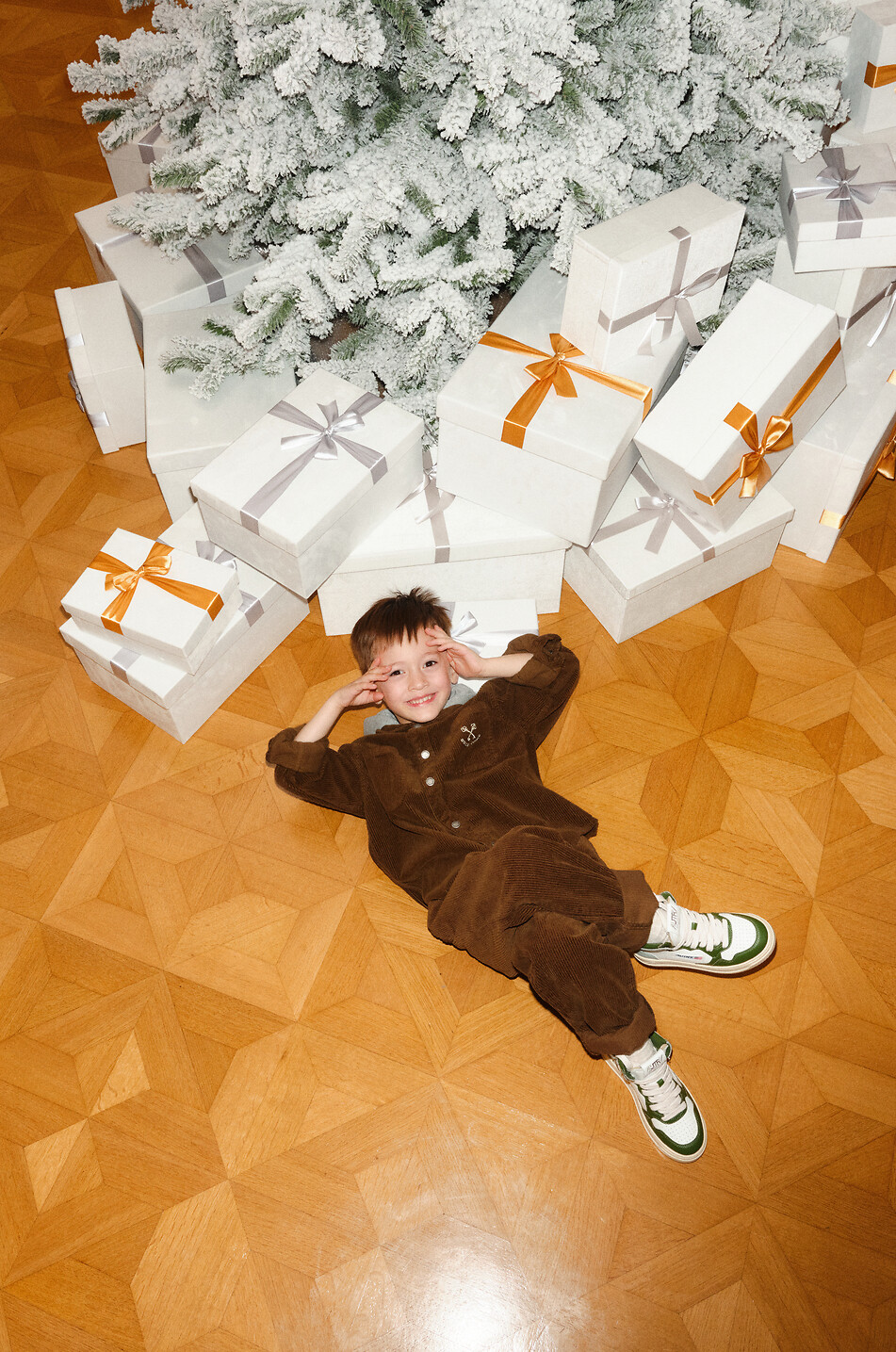 Gerade Cordsamthose für Jungen Golden Goose Keys