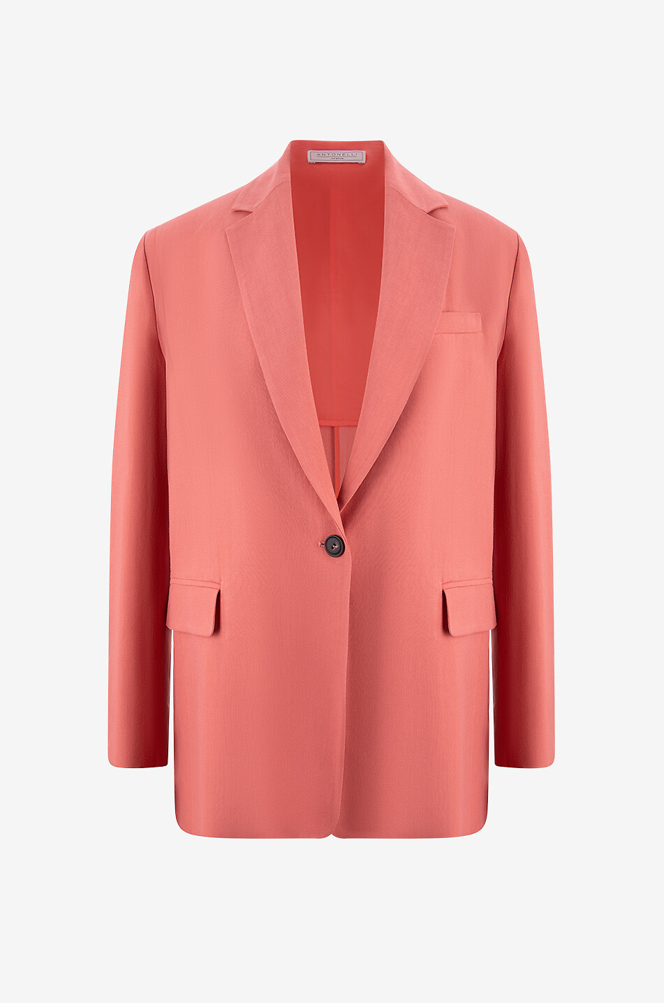 ANTONELLI FIRENZE Eros oversize twill blazer Women MEDIUM RED 1