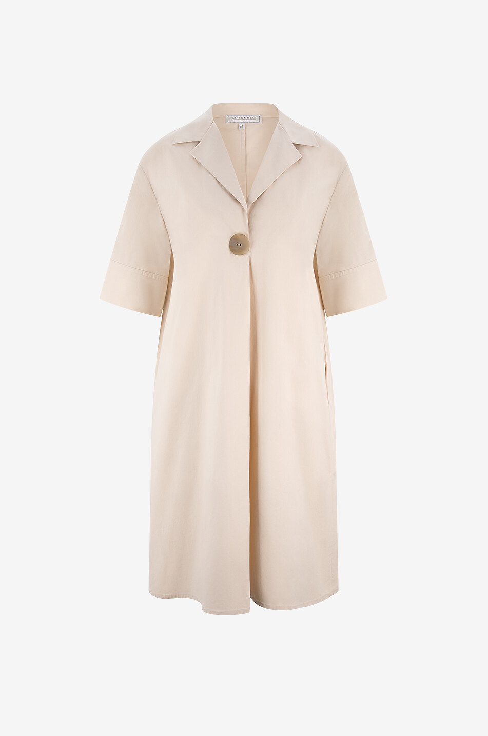 Longbea short poplin tunic dress