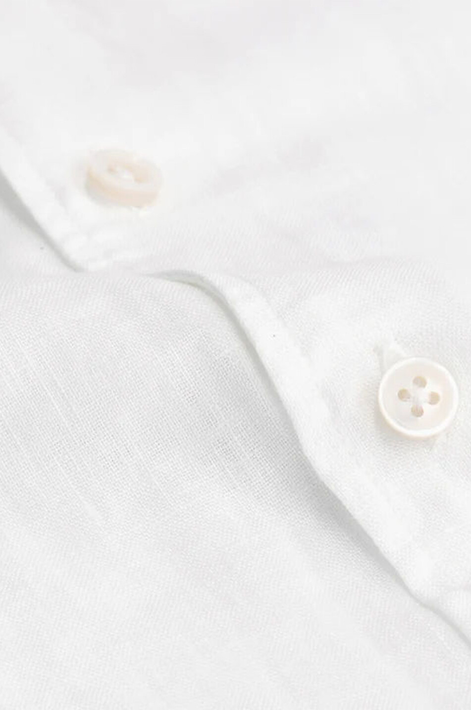 AURELIEN Seaside linen long-sleeved shirt Men WHITE 5
