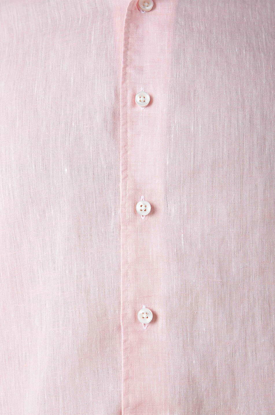 AURELIEN Seaside linen long-sleeved shirt Men PINK 5