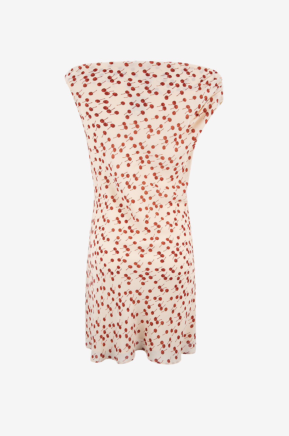 REFORMATION Kristine cherry printed crêpe sleeveless mini dress Women MULTI COLOURED 2