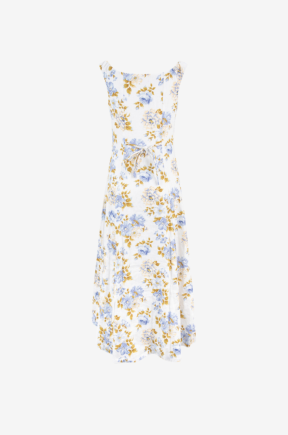 REFORMATION Robe midi fleurie à bretelles Louisa Femme MULTICOLORE 2