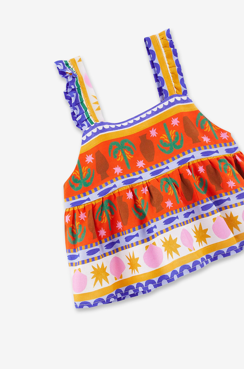 FABULA Top à bretelles fille Marezinha Fille MULTICOLORE 3