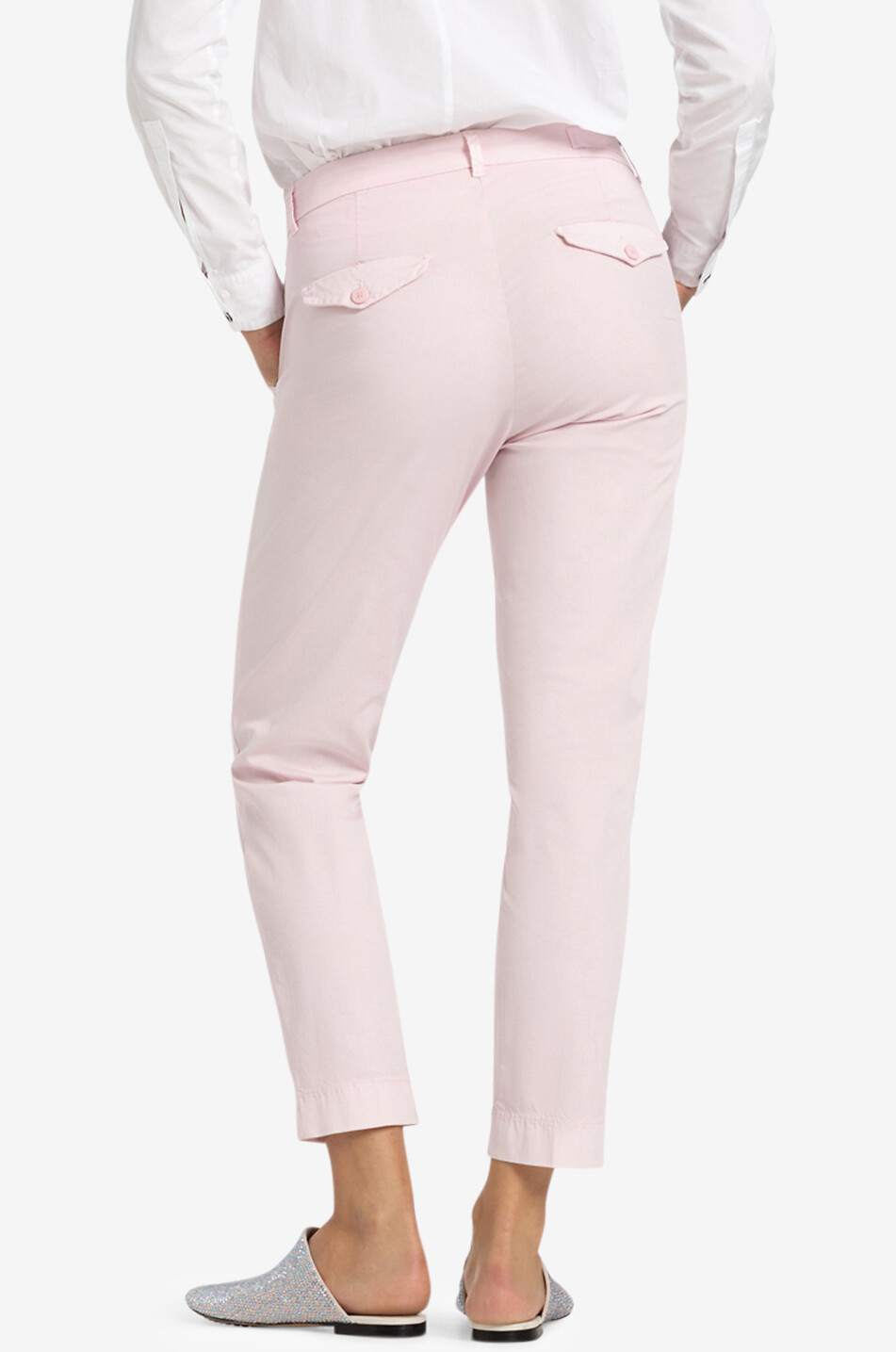 CAMBIO Slim-Fit-Chinohose aus Baumwolle Karina Damen HELLROSA 5