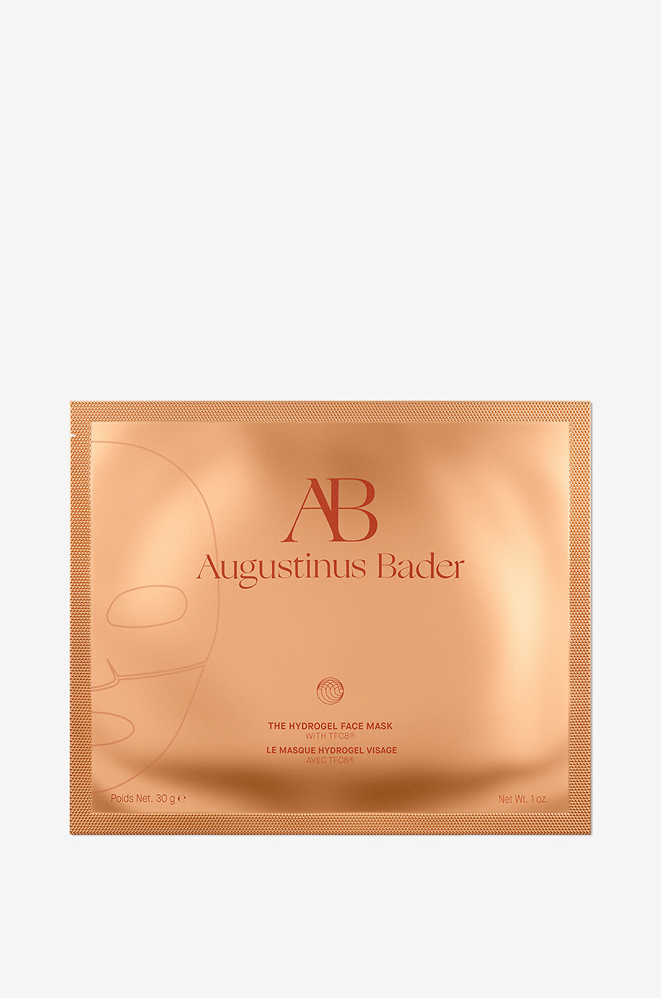 AUGUSTINUS BADER Feuchtigkeitsspendende Gesichtsmaske The Hydrogel Face Mask with TFC8 - 30 g Unisex Farblos 1