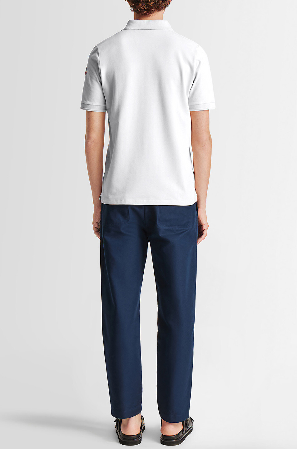 FUSALP Gabin short-sleeved cotton piqué polo shirt Men WHITE 3