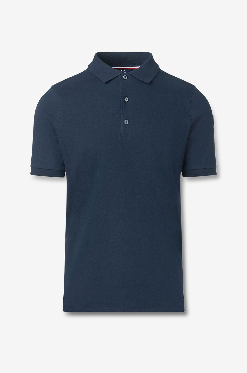 FUSALP Gabin short-sleeved cotton piqué polo shirt Men DARK BLUE 1