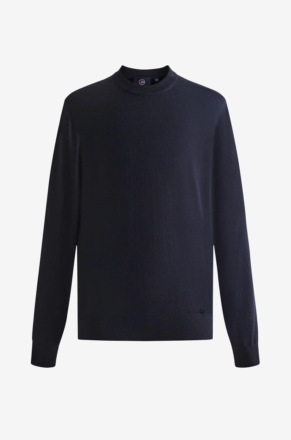 FUSALP Ashtton fine viscose blend crewneck jumper Men DARK BLUE 1