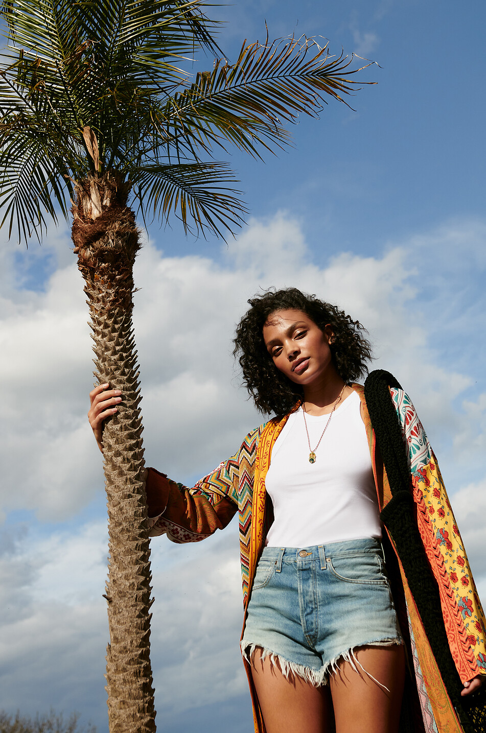 Manteau fluide imprimé Scent of Incense