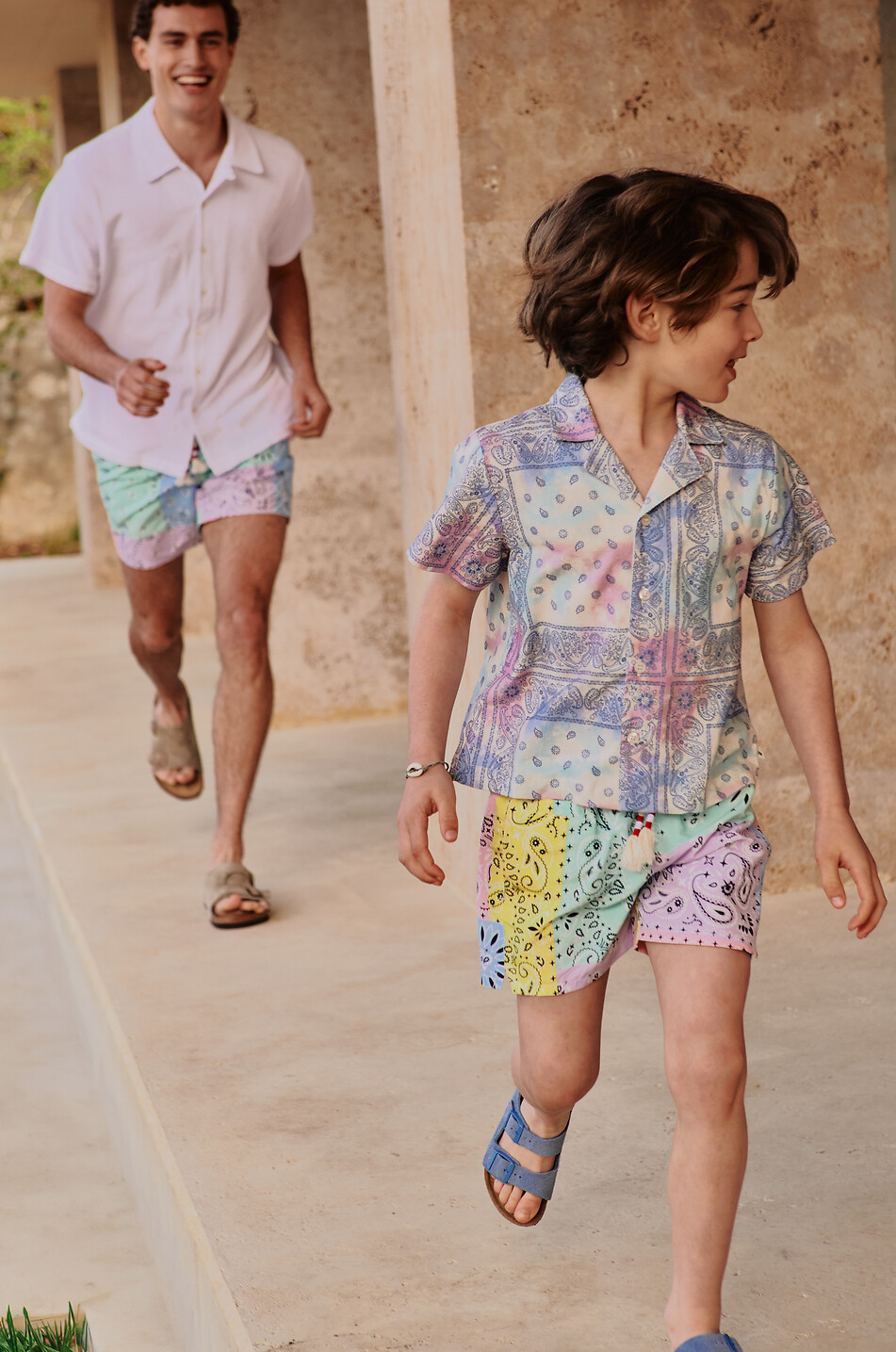 MC2 SAINT BARTH Short de bain garçon Bandana Patchwork Caprese Jr Garçon MULTICOLORE 3
