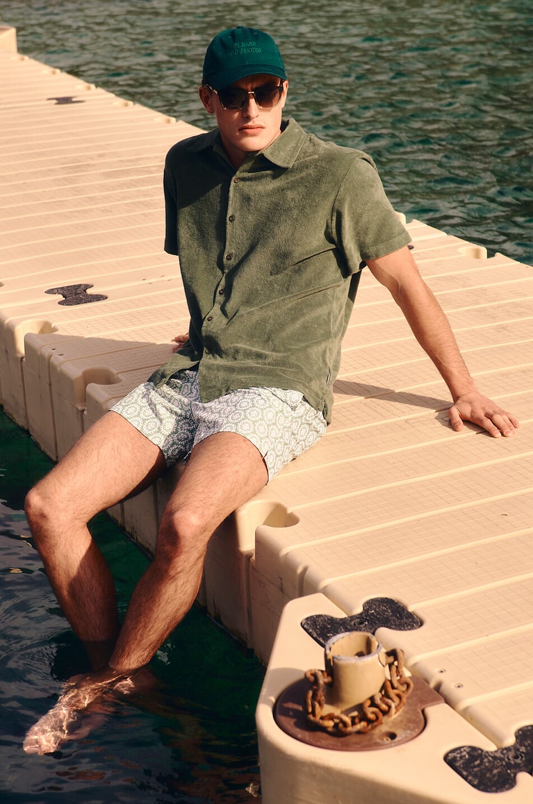 RIVEA Badeshorts Neapel Herren GRÜN 3