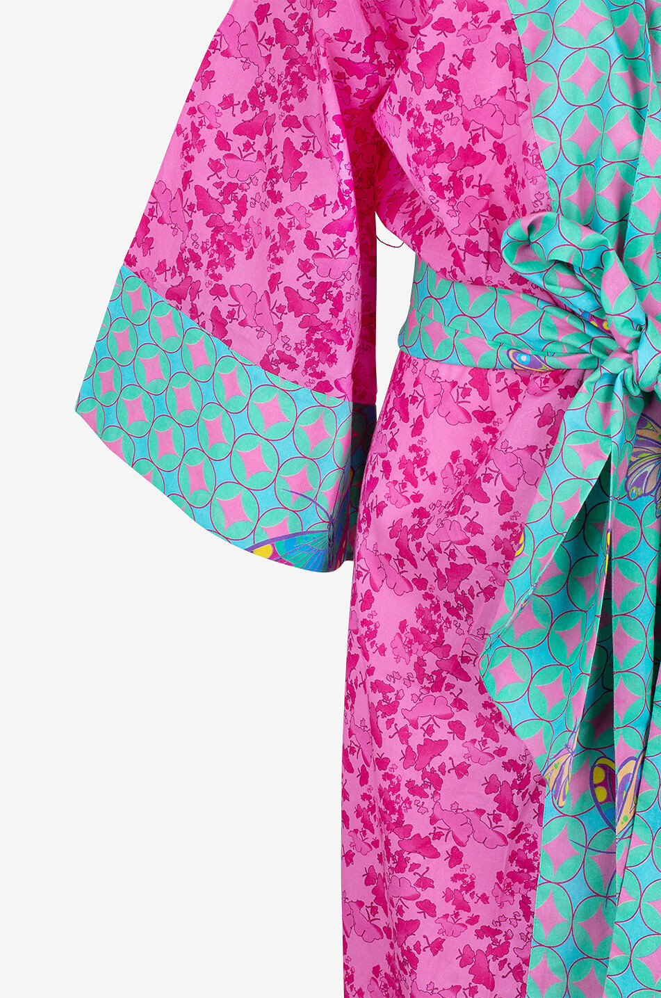 KARMA ON THE ROCKS Kaze cotton kimono Women MULTI COLOURED 3