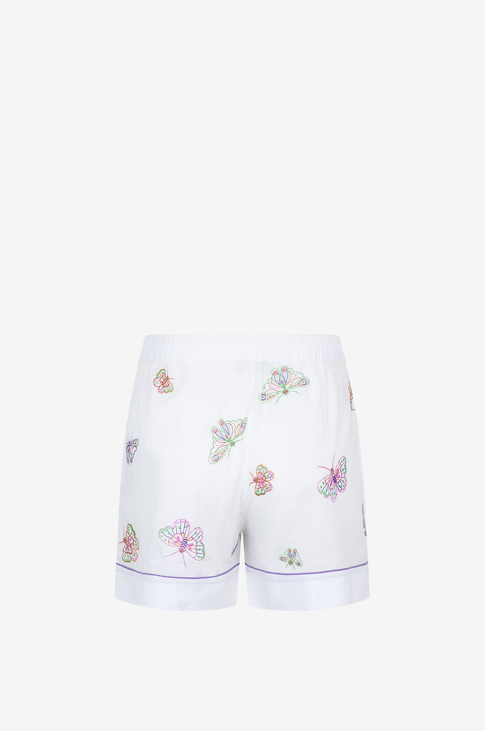 KARMA ON THE ROCKS Cotton pyjama set Women WHITE 4