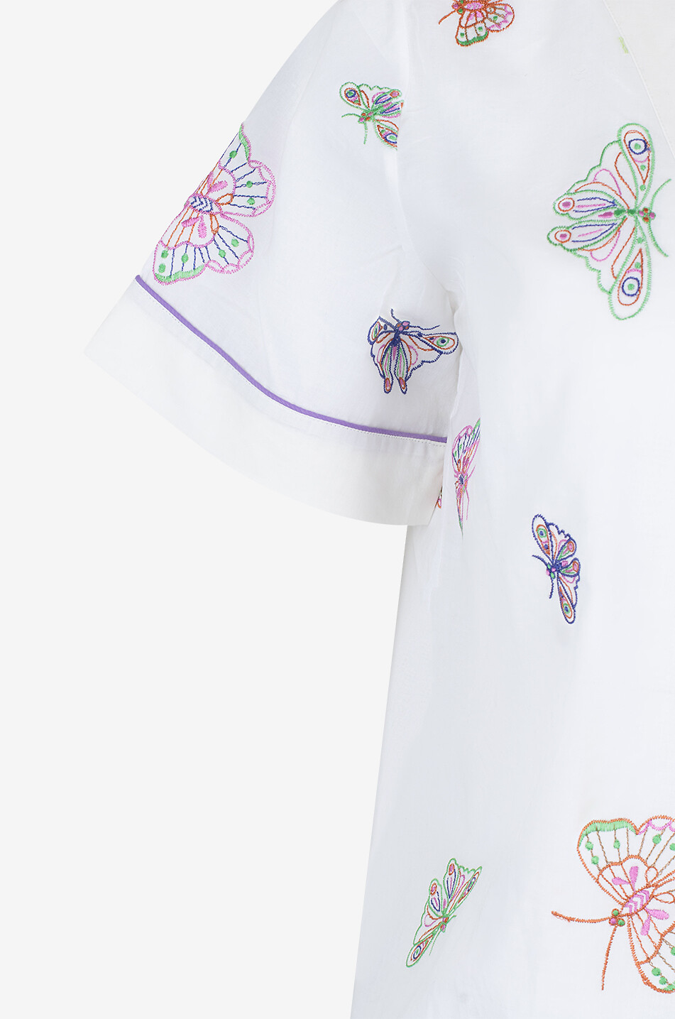 KARMA ON THE ROCKS Cotton pyjama set Women WHITE 5