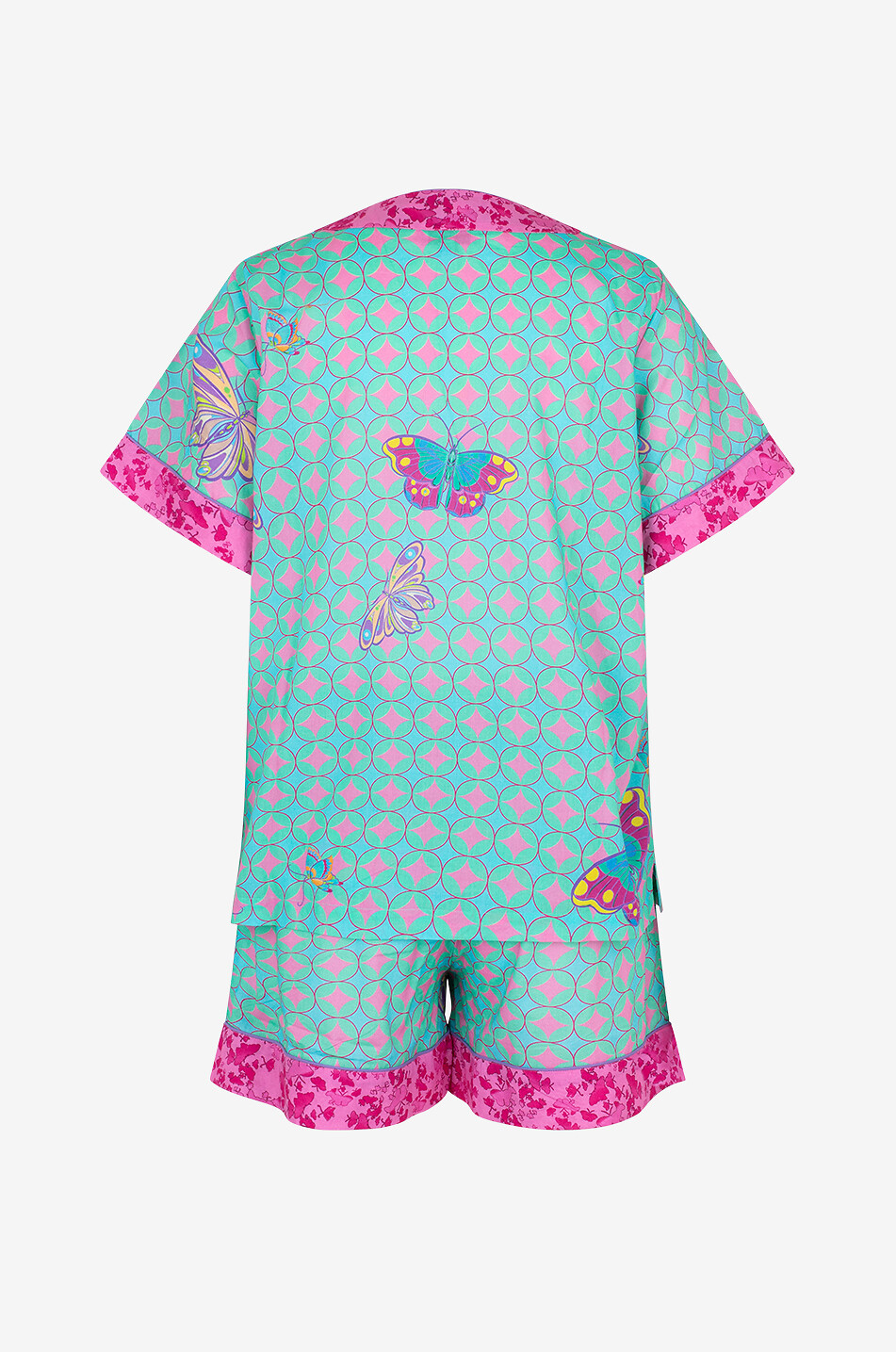 KARMA ON THE ROCKS Cotton pyjama set Women MULTI COLOURED 1 2