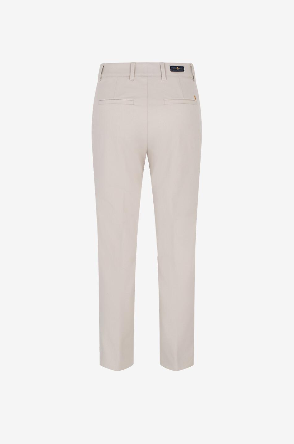 PAMELA HENSON Spezia cropped slim fit trousers with piping Women BEIGE 2