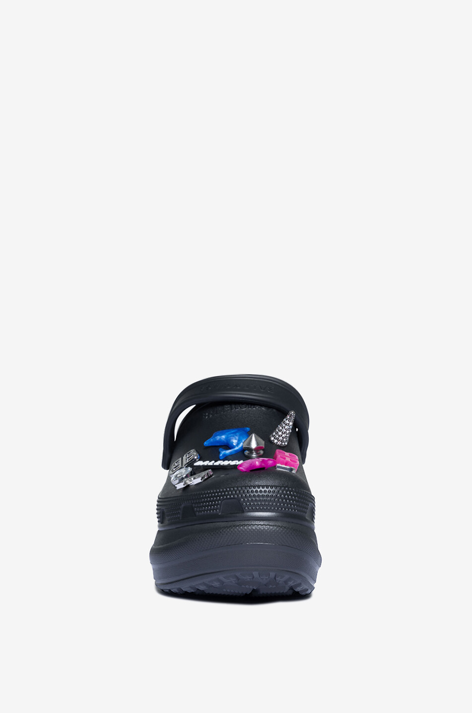 BALENCIAGA Crocs Jibbitz platform mules Women BLACK 2