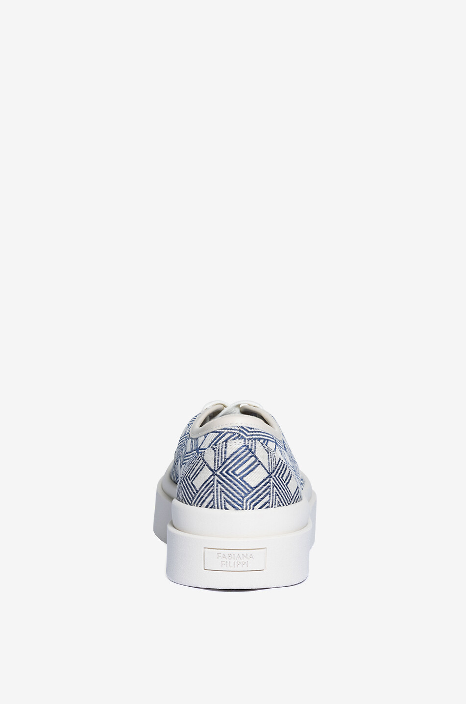 FABIANA FILIPPI Logo jacquard low-top platform sneakers Women MULTI COLOURED 4