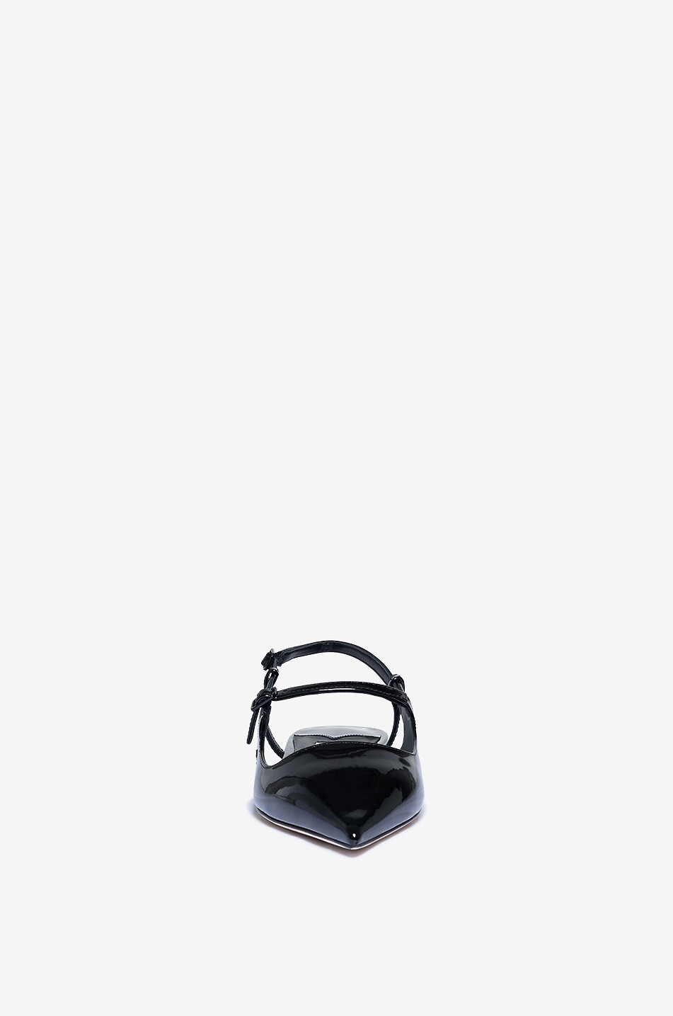 JIMMY CHOO Ballerines à bride arrière en cuir verni Didi 10 Femme NOIR 2