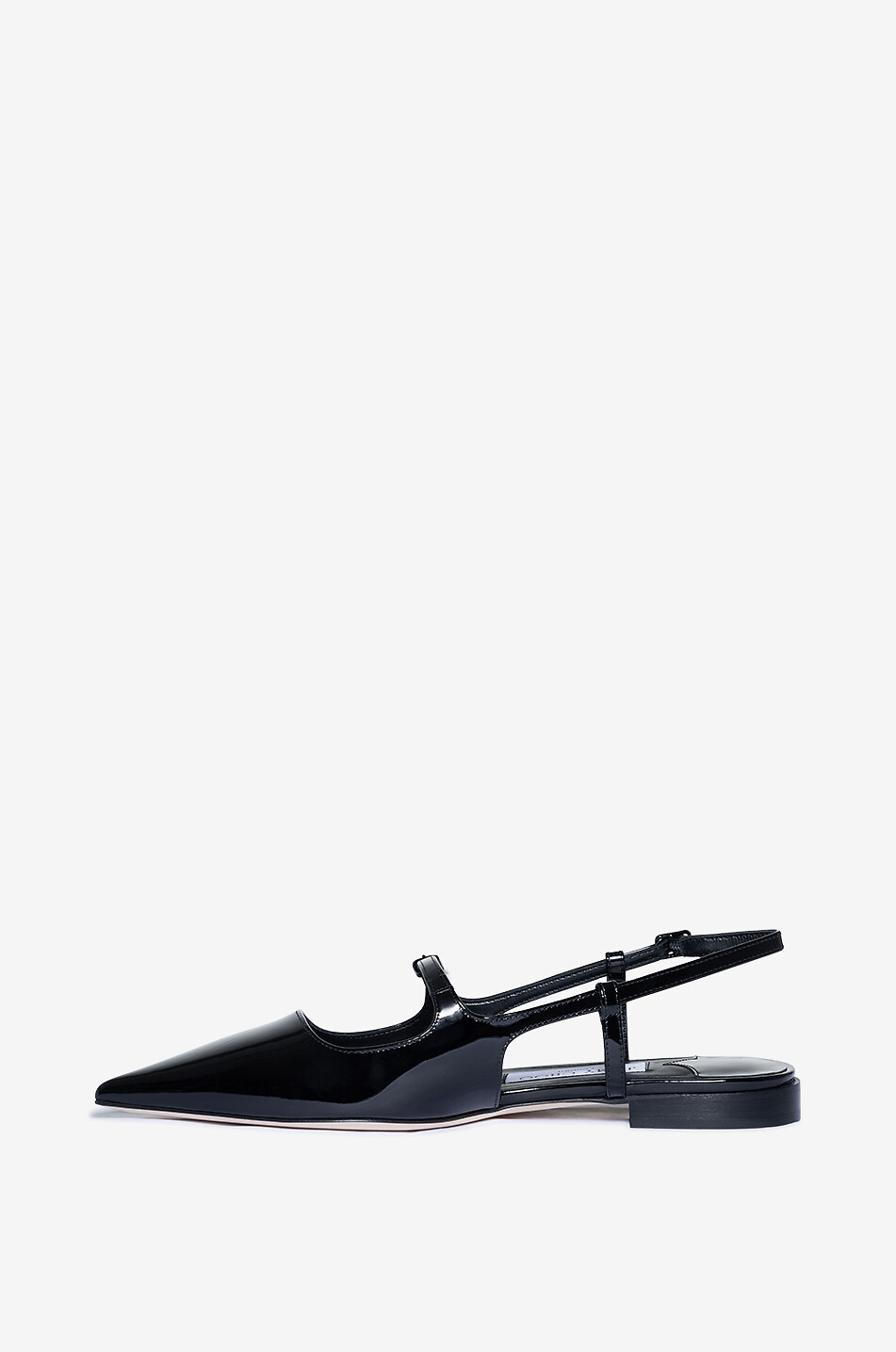 JIMMY CHOO Ballerines à bride arrière en cuir verni Didi 10 Femme NOIR 3