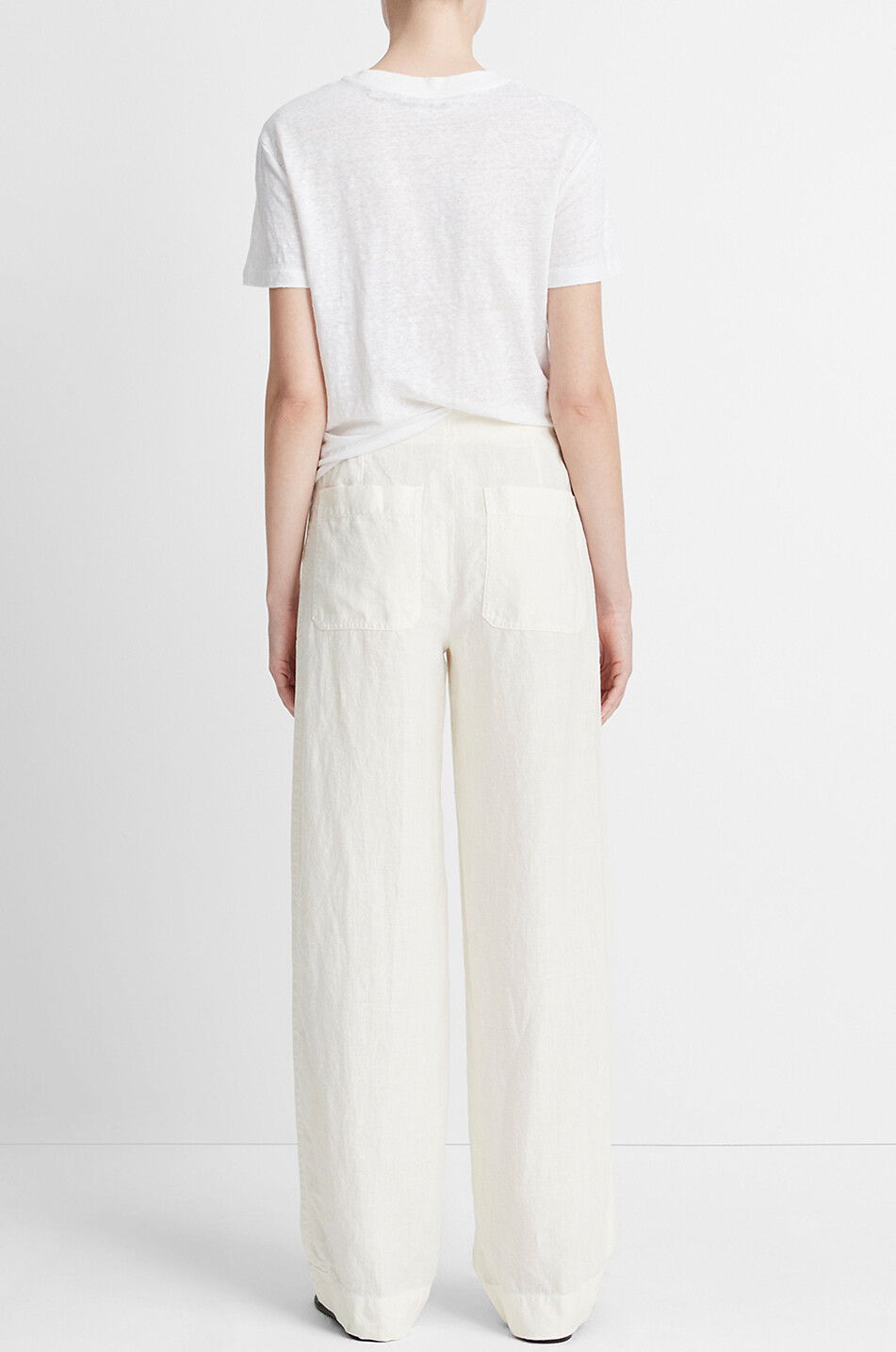 Hose mit weitem Bein aus Hanf Utility