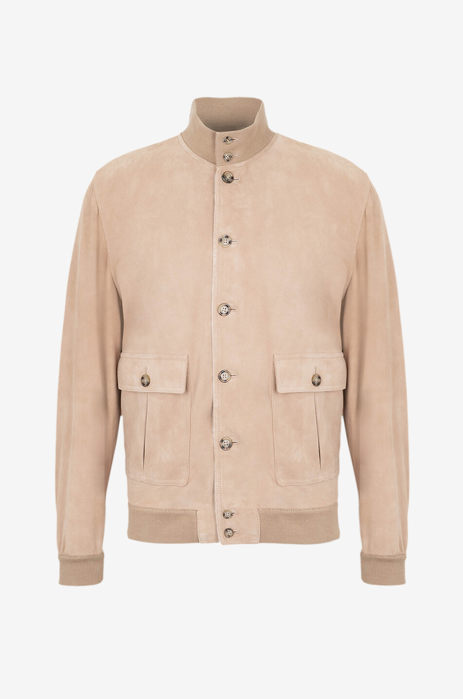 VALSTAR MILANO 1911 Valstarino lightweight suede blouson Men BEIGE 1